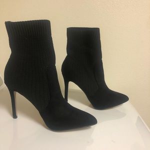 Black sock bootie size 9.5